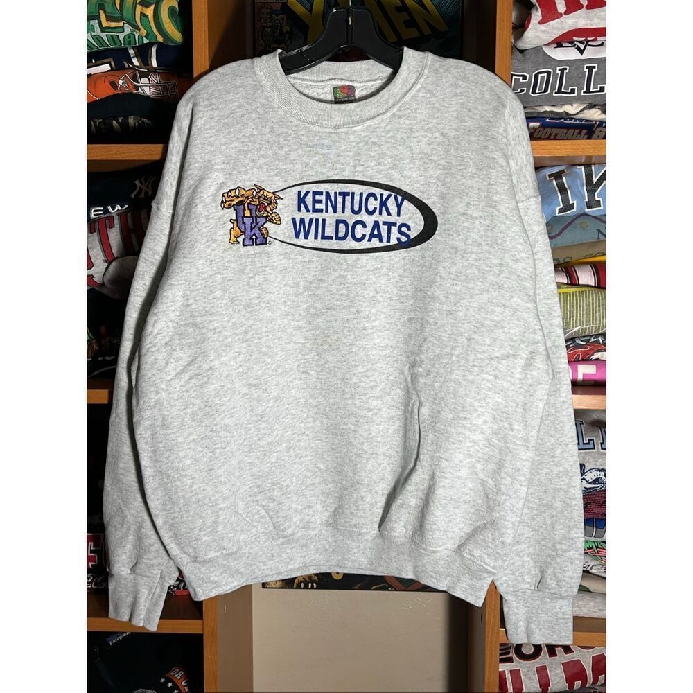 Vintage 90s Kentucky Wildcats University Embroidered Sweater